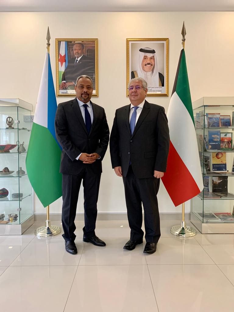 زيارة سفير جمهورية مصر لدى الكويت لسفارة