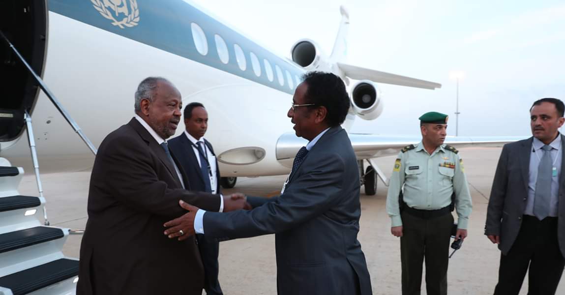 وصول رئيس جمهورية جيبوتي إلى المملكة الأردنية الهاشمية -عمان