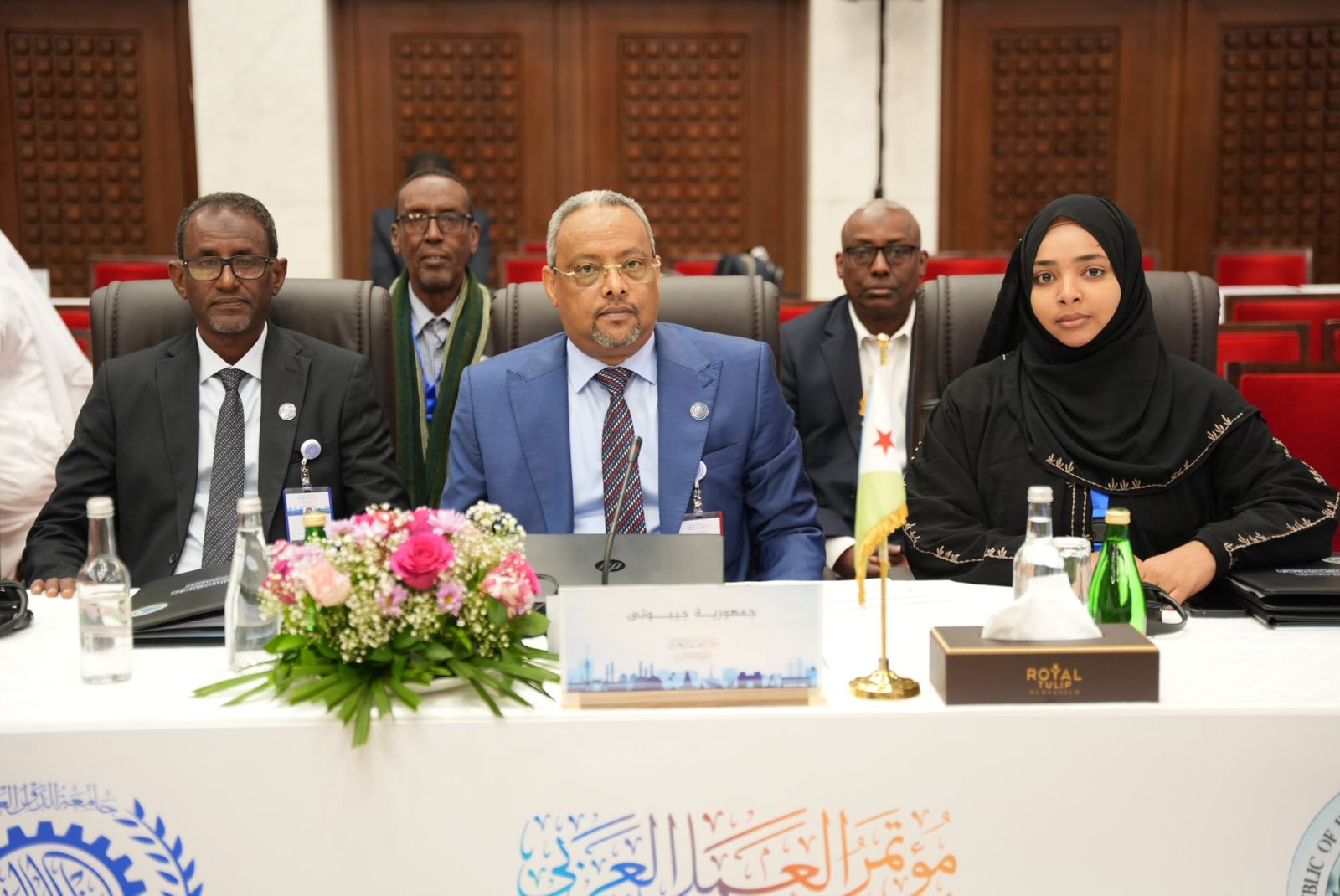 H.E. Abdoulkader Houssein Omar, on Monday, April 29, 2024, led the Djiboutian delegation participating in the 50th Conference of the Arab Labour Organization in Baghdad