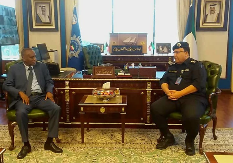 Meeting of the Director General of the National Police to the Republic of Djibouti with Undersecretary of the Ministry of Interior of Kuwait.