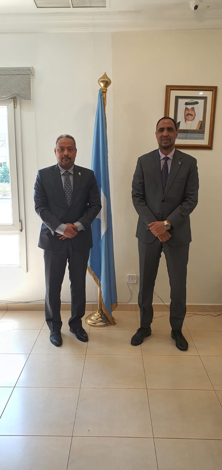 زيارة سعادة السفير إلى سفارة جمهورية الصومال الفيدرالية