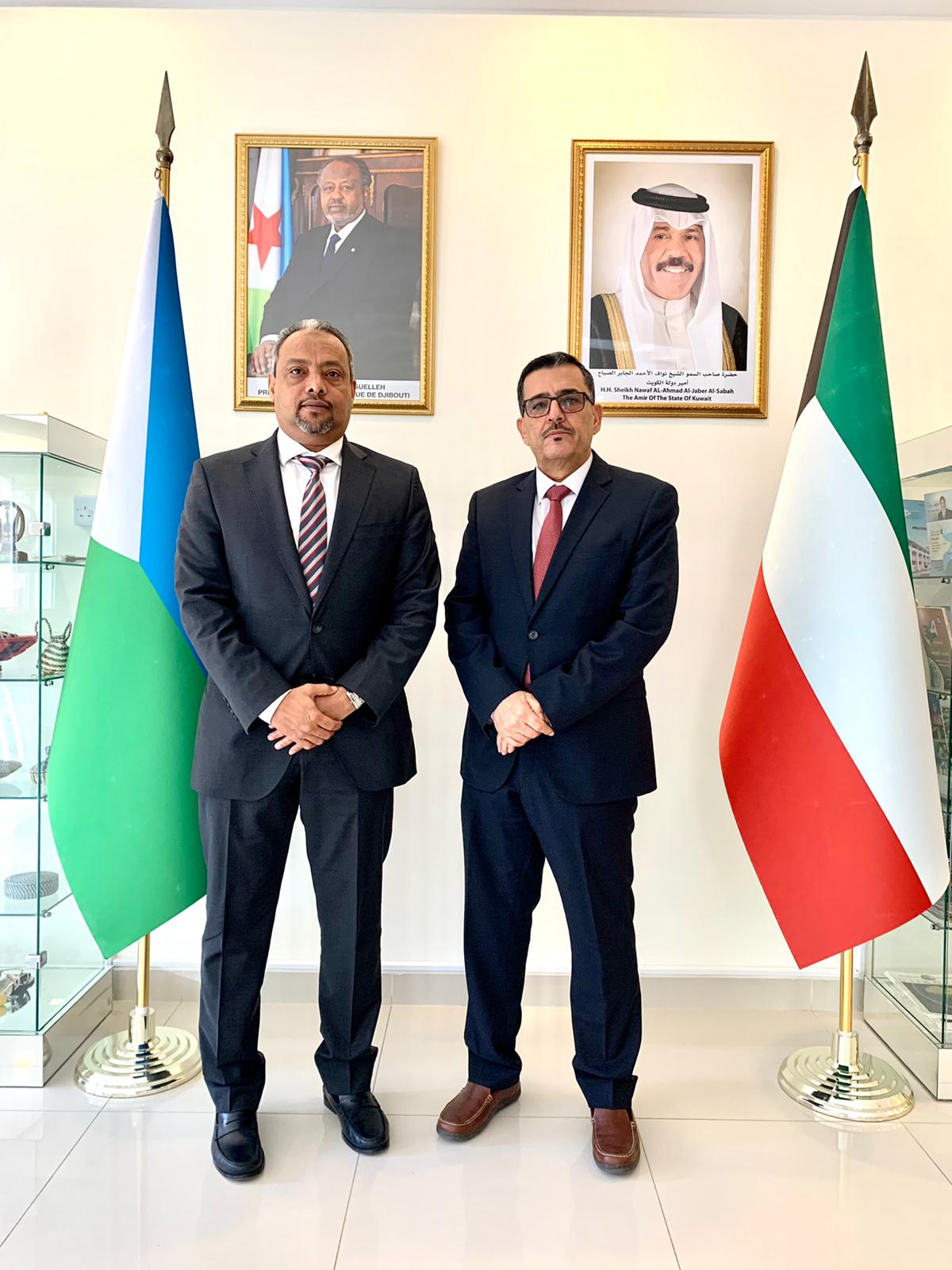 زيارة سفيرالجمهورية اليمنية  لدى الكويت لسفارة