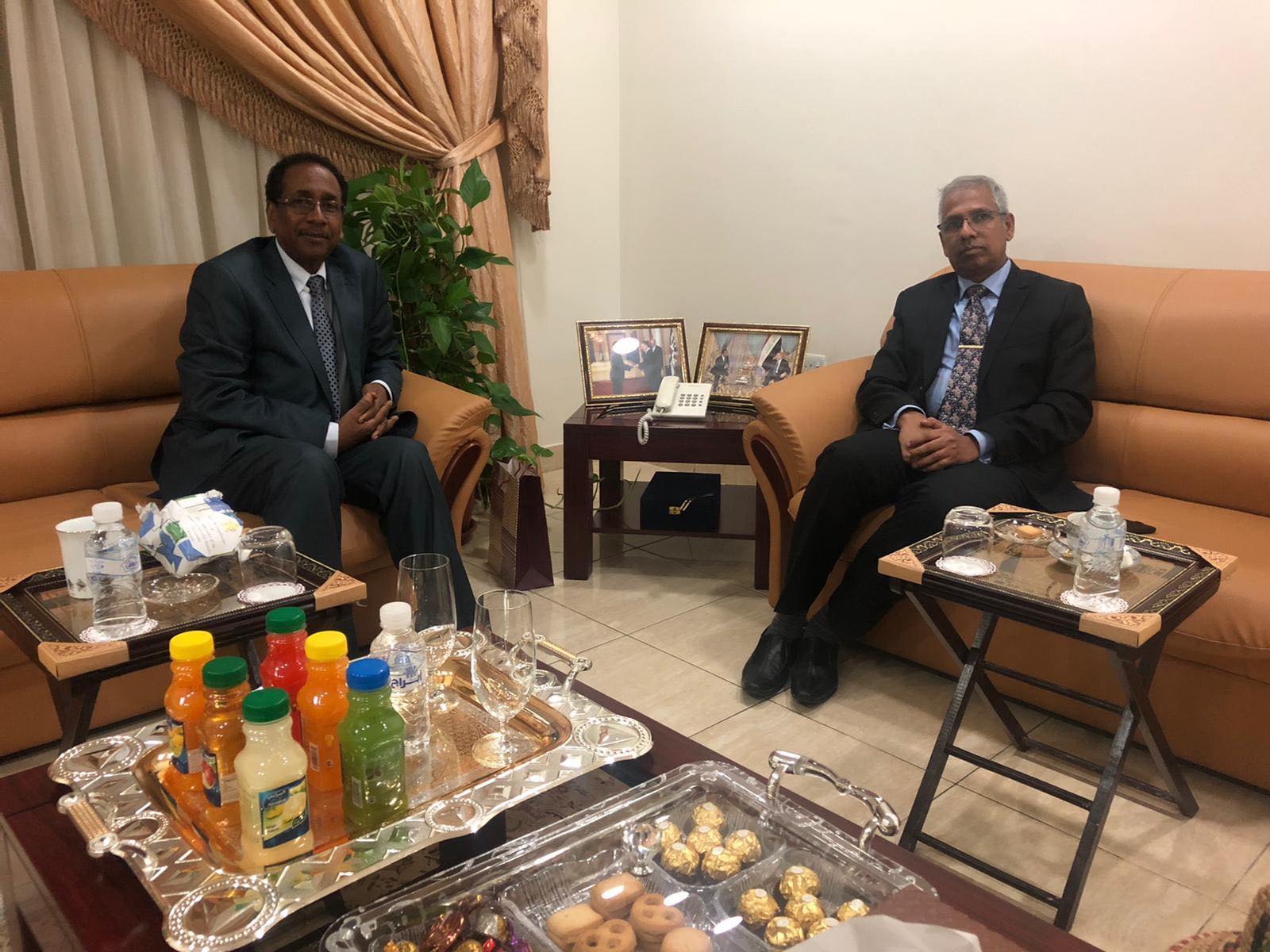 زيارة سفير جمهورية سريلانكا الديمقراطية الاشتراكية لدى دولة الكويت