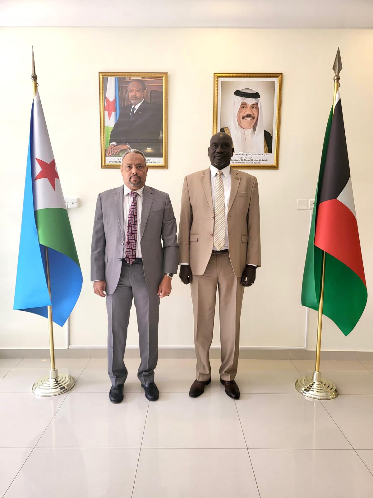 زيارة قائم بالأعمال جمهورية جنوب السودان لدى دولة الكويت لسفارة