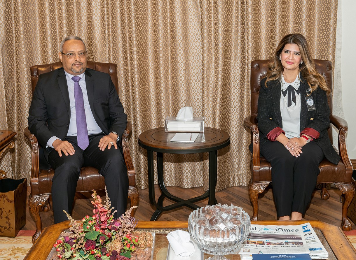Meeting of His Excellency the Ambassador with Director General of Kuwait news Agency (kuna)