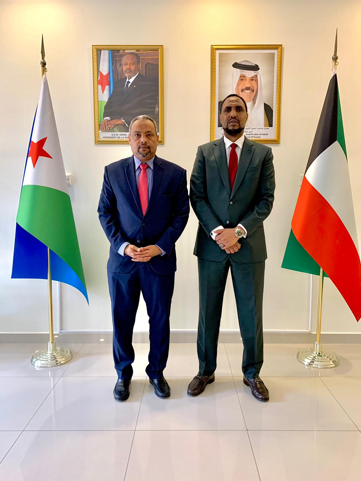 زيارة سفيرجمهورية الصومال الفيدرالية لدى الكويت لسفارة