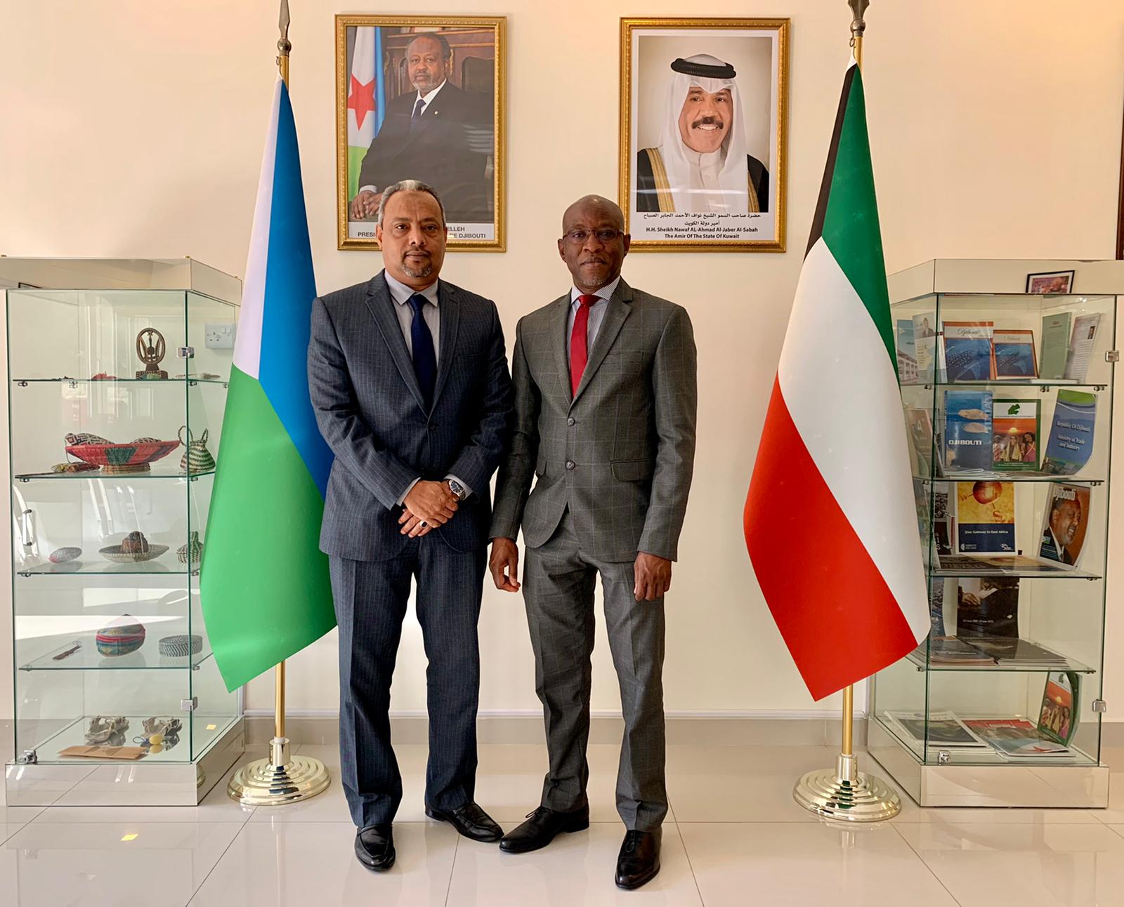 زيارة سفير بوركينا فاسو لدى الكويت لسفارة