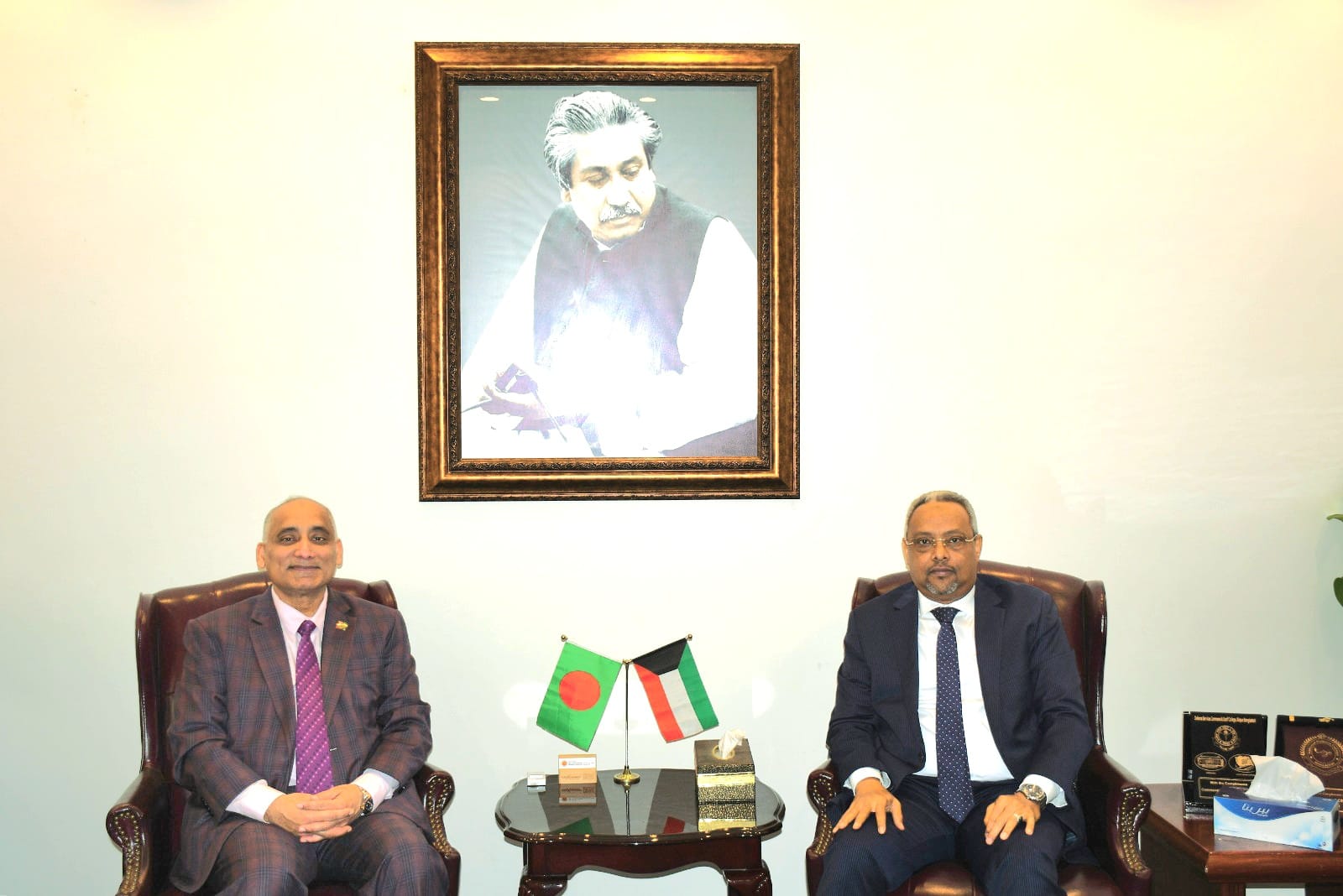 Visit of His Excellency to the Embassy of the People's Republic of Bangladesh