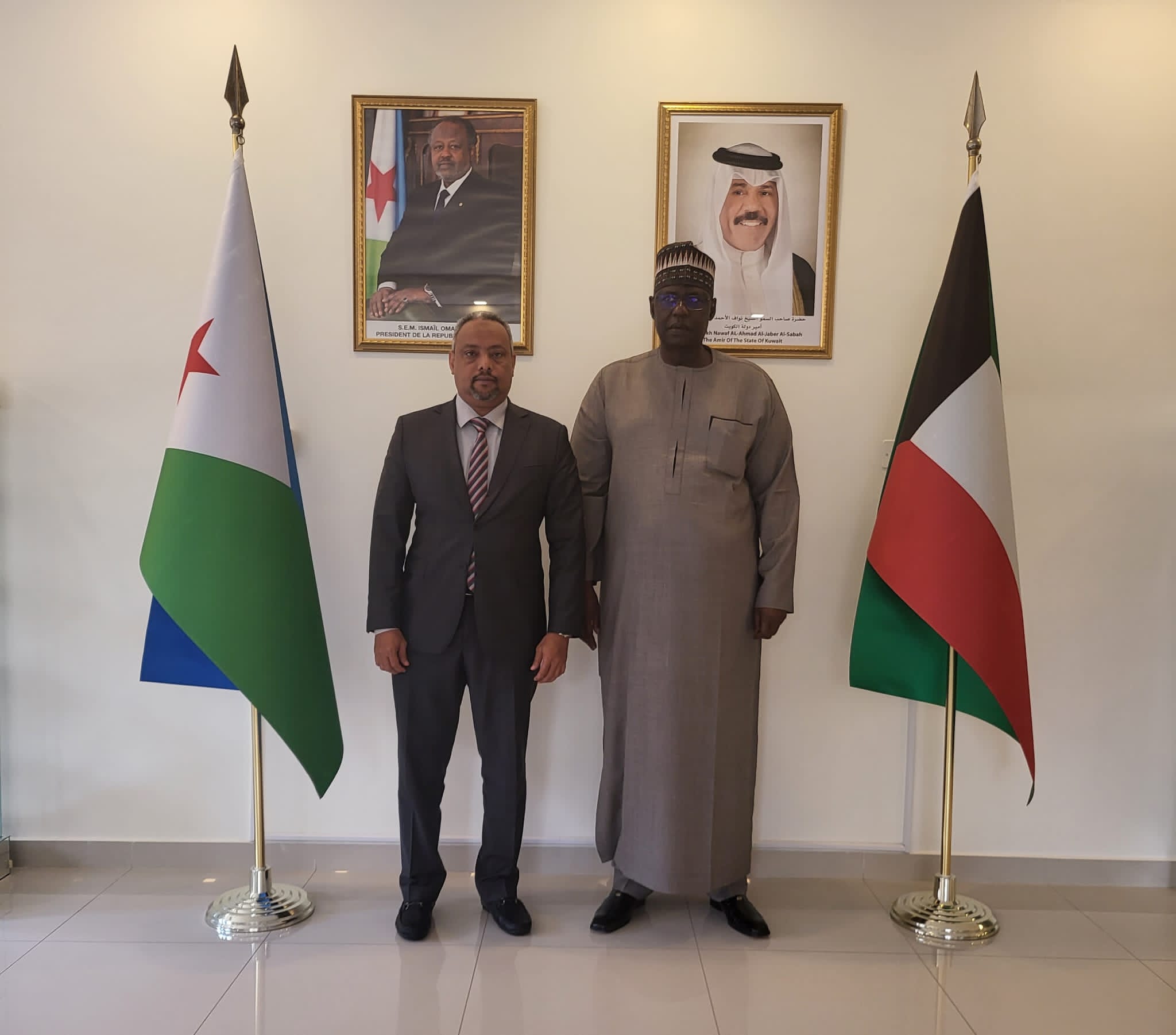 زيارة سفير جمهورية النيجر لدى الكويت لسفارة