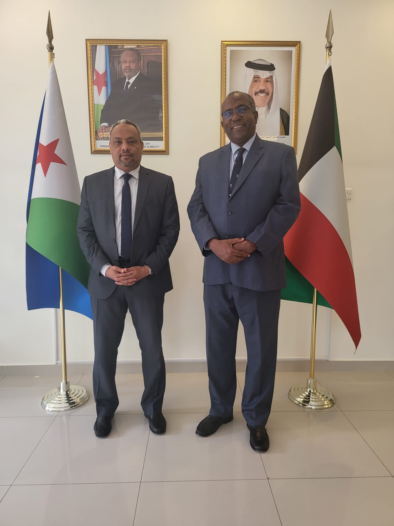 زيارة سفير جمهورية السودان لدى الكويت لسفارة