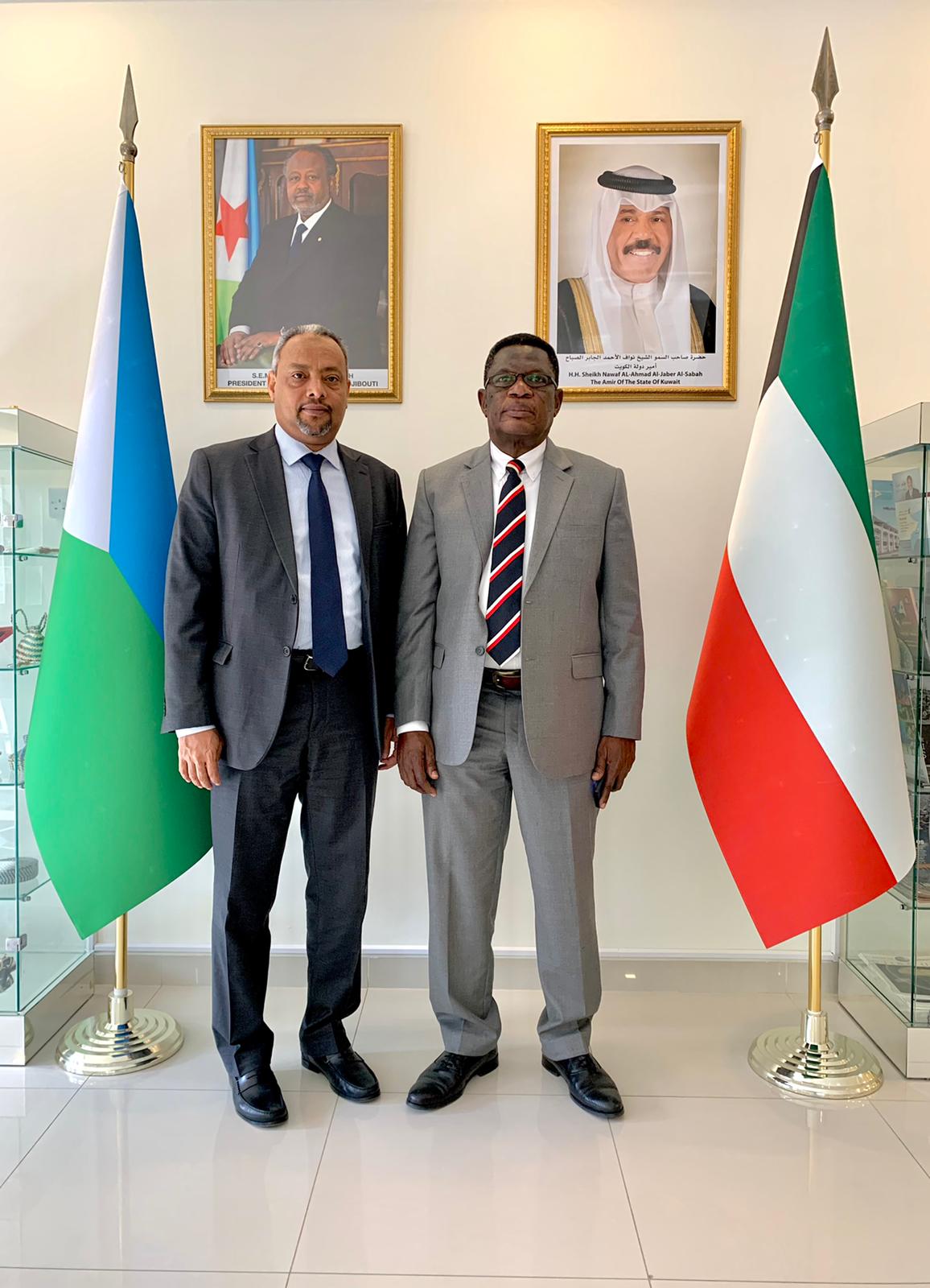 زيارة سفيرجمهورية غانا لدى الكويت لسفارة