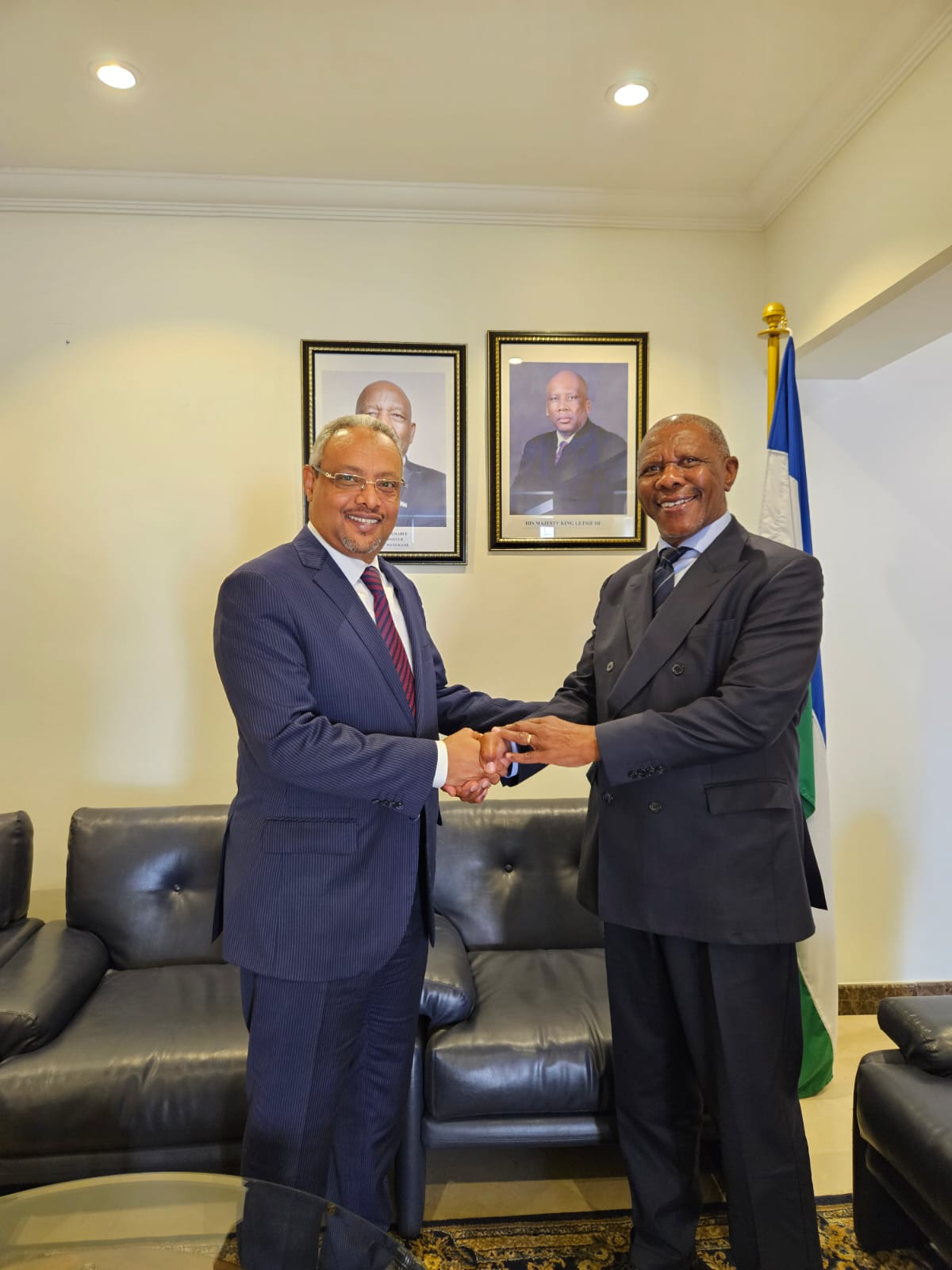 Visit of His Excellency to the Embassy of the Kingdom of Lesotho