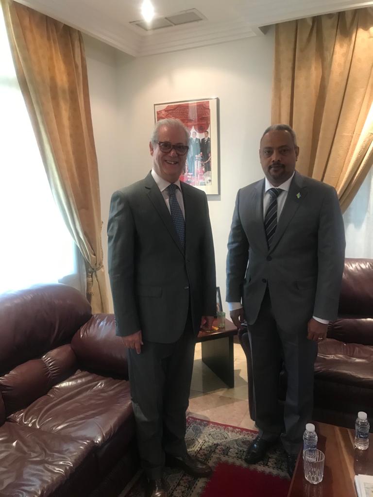 زيارة سعادة السفير إلى سفارة المملكة المغربية