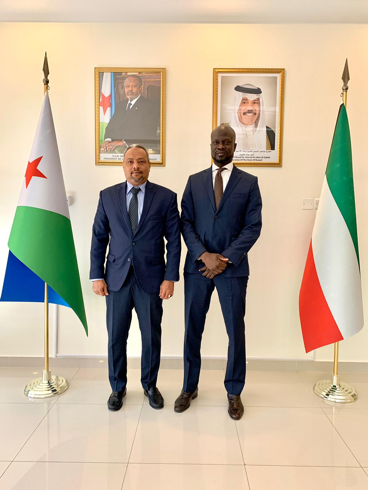زيارة سفير جمهورية السنغال لدى الكويت لسفارة