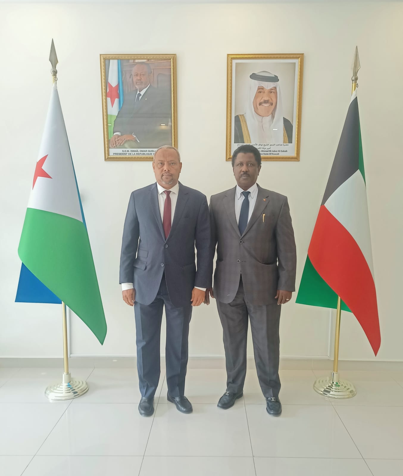زيارة سفير جمهورية تشاد لدى الكويت لسفارة