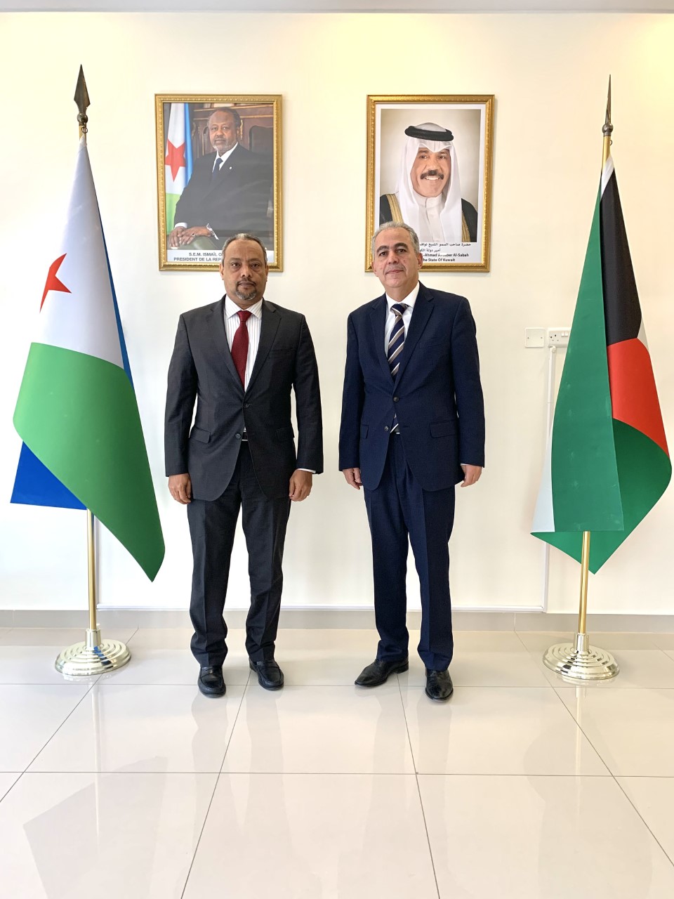 زيارة سفير المملكة المغربية لدى الكويت لسفارة