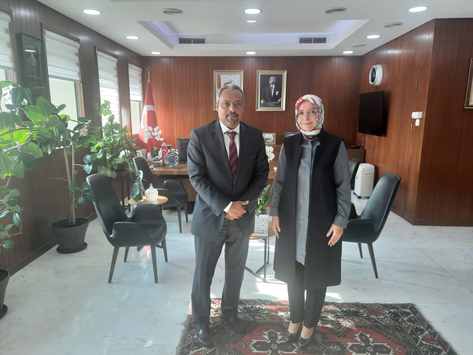 زيارة سعادة السفير إلى سفارة جمهورية تركيا