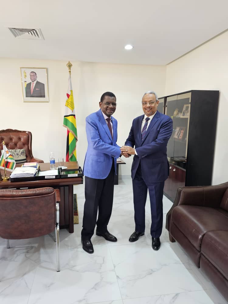 زيارة سعادة السفير إلى سفارة جمهورية زيمبابوي 