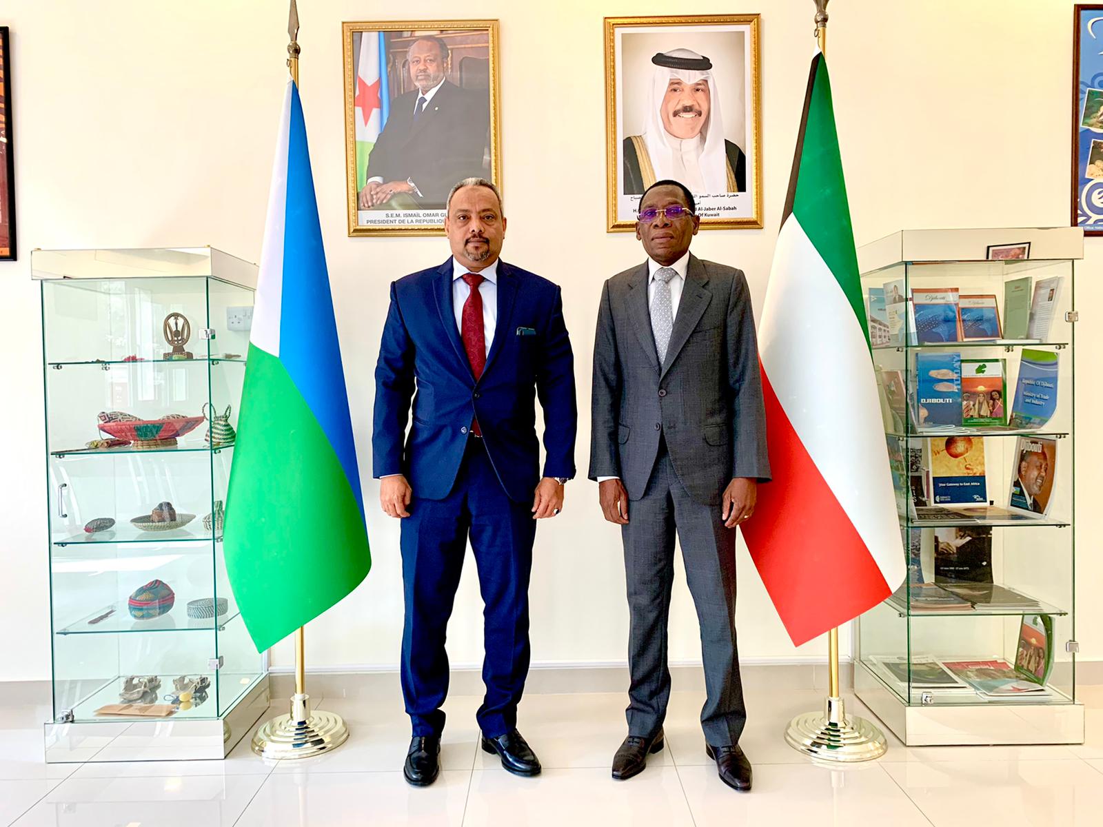 زيارة سفير جمهورية توغو لدى الكويت لسفارة